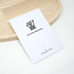 Fiese Geburtstagssprüche lustige Katze  Oh du hast Geburtstag | Fiese Geburtstagskarte Schwarzer Humor