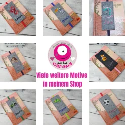 Filz Lesezeichen Drache, Einschulungsgeschenk