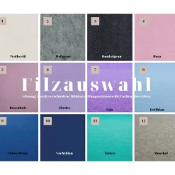 Filz Lesezeichen Maus, Einschulungsgeschenk