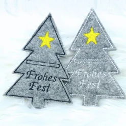 Filz Tannenbaum als Geldgeschenk | Gutschein Verpackung | Wunscherfüller | Mitbringsel