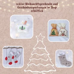 Filz Tannenbaum als Geldgeschenk | Gutschein Verpackung | Wunscherfüller | Mitbringsel