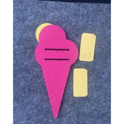 Filzeis für Geldgeschenk, Gutschein, Ticket