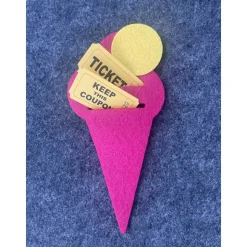 Filzeis für Geldgeschenk, Gutschein, Ticket