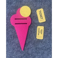 Filzeis für Geldgeschenk, Gutschein, Ticket