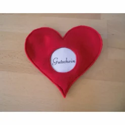 Filzherzen für Gutscheine / Geschenke / Überraschungen