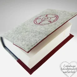Filzhülle evangelisches Gesangbuch LUTHERROSE  KL43