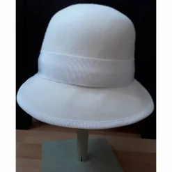 Filzhut Weiß Origami