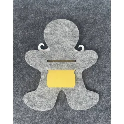 Filzmann für Geldgeschenk, Gutschein, Ticket, Höhe ca 15,5 cm