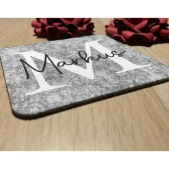 Filzuntersetzer personalisiert mit Namen Filz Untersetzer Gastgeschenk Hochzeit Geschenk