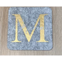 Filzuntersetzer personalisiert mit Namen Filz Untersetzer wieder verwendbare Gastgeschenke für Hochzeit Konfirmation Fei