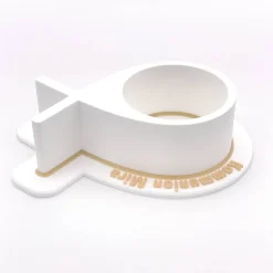 Fisch Kerzenständer für Kommunion, Konfirmation & Taufe in verschiedenen Größen