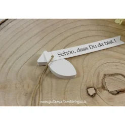 Fische Deko 4er Set (8 Fische) Raysin Tischdekoration Konfirmation, Kommunion, Firmung, Jugendweihe, Taufe, Gastgeschenk