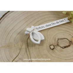 Fische Deko 4er Set (8 Fische) Raysin Tischdekoration Konfirmation, Kommunion, Firmung, Jugendweihe, Taufe, Gastgeschenk