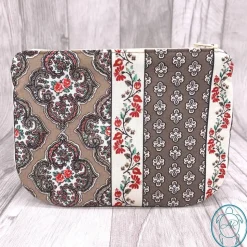 flache Kosmetiktasche, Täschchen, Clutch, Utensilo
