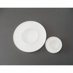 Flache Schmuck-Ablage / kleine Ring-Schale - transparente Optik