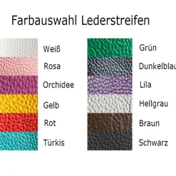 Flachmann Edelstahl 180 ml + Hülle bestickt mit Hirsch aus Wollfilz + Leder inkl. Geschenkbox - Farbauswahl