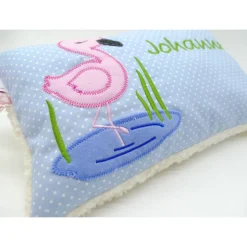 Flamingo Flamingokissen Karibik Namenskissen Taufkissen Kuschelkissen Kindergartenkissen Geburtsgeschenk