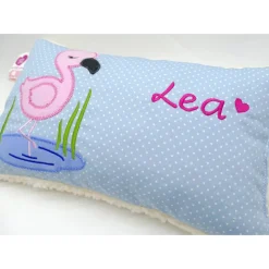 Flamingo Flamingokissen Karibik Namenskissen Taufkissen Kuschelkissen Kindergartenkissen Geburtsgeschenk