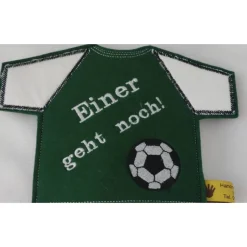 Flaschen Shirt Einer geht noch  Grün  – Oh wie ist das schön für Piccolos, Miniweinflaschen