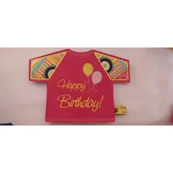 Flaschen Shirt Happy Birthday – Personalisiertes Geschenk für Piccolos, Miniweinflaschen &