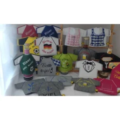 Flaschen Shirt Petri Heil – Geschenk für Angler, Piccolos, Miniweinflaschen & kleine Bierflaschen