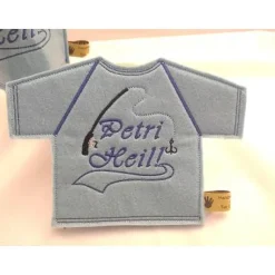 Flaschen Shirt Petri Heil – Geschenk für Angler, Piccolos, Miniweinflaschen & kleine Bierflaschen