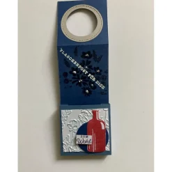 Flaschenanhänger Gutschein Geburtstag Mitbringsel Danke Goodie