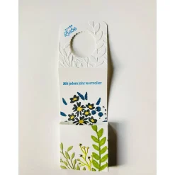 Flaschenanhänger Gutschein Geburtstag Mitbringsel Danke Goodie