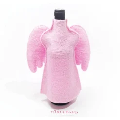 Flaschenengel Flaschenüberzug...rosa...