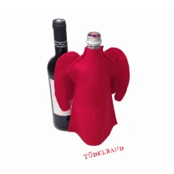 Flaschenengel Flaschenüberzug...rot...