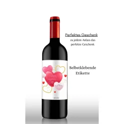 Flaschenetikett, selbstklebend, Personalisiertes Wein Flaschen Etikett Weihnachten, Christmas ,Selbstklebendes Weinetike