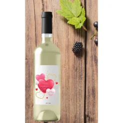 Flaschenetikett, selbstklebend, Personalisiertes Wein Flaschen Etikett Weihnachten, Christmas ,Selbstklebendes Weinetike