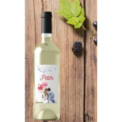 Flaschenetikett, selbstklebend, Personalisiertes Wein Flaschen Etikett Weihnachten, Christmas ,Selbstklebendes Weinetike