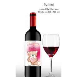 Flaschenetikett, selbstklebend, Personalisiertes Wein Flaschen Etikett Weihnachten, Christmas ,Selbstklebendes Weinetike