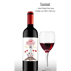 Flaschenetikett, selbstklebend, Personalisiertes Wein Flaschen Etikett Weihnachten, Christmas ,Selbstklebendes Weinetike