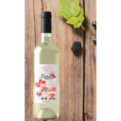 Flaschenetikett, selbstklebend, Personalisiertes Wein Flaschen Etikett Weihnachten, Christmas ,Selbstklebendes Weinetike