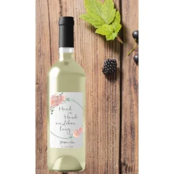 Flaschenetikett, selbstklebend, Personalisiertes Wein Flaschen Etikett Weihnachten, Christmas ,Selbstklebendes Weinetike