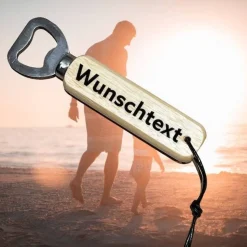 Flaschenöffner mit Wunschtext personalisierbar