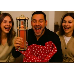 Flaschenkäfig DIY-Bausatz | Lustiges Geschenk für Männer & Frauen | Geburtstag, Party, Mitbringsel | Für 0,7L Flaschen