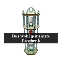 Flaschenkäfig DIY-Bausatz – Lustiges Geschenk für Männer & Frauen | Originelles Mitbringsel für 0,7L Flaschen