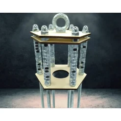 Flaschenkäfig DIY-Bausatz – Lustiges Geschenk mit Knobelspaß für Geburtstag, Party, Freunde & Familie.