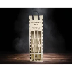 Flaschenkäfig, Geschenke für Männer, Geburtstagsgeschenk für Männer, Geschenkidee, Geschenkverpackung, Männergeschenk, p
