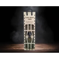 Flaschenkäfig, Geschenke für Männer, Geburtstagsgeschenk für Männer, Geschenkidee, Geschenkverpackung, Männergeschenk, p