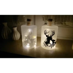Flaschenlicht "Hirsche" aus der Manufaktur Karla