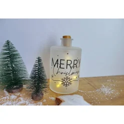 Flaschenlicht "Merry Christmas" aus der Manufaktur Karla