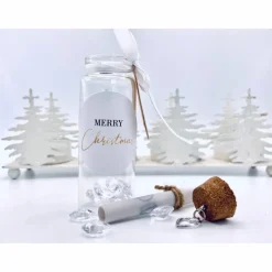 Flaschenpost Kollegin Geschenk für Weihnachten, Karte, beste Kollegin der Welt