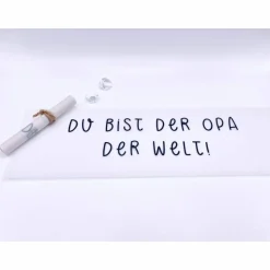 Flaschenpost Opa  Geschenk Weihnachten, Karte für Großvater