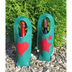 Flaschentasche/ Beutel aus Filz