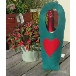 Flaschentasche/ Beutel aus Filz