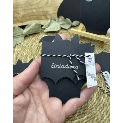 Fledermaus-Einladung I Einladung I Halloween I Kindereinladung